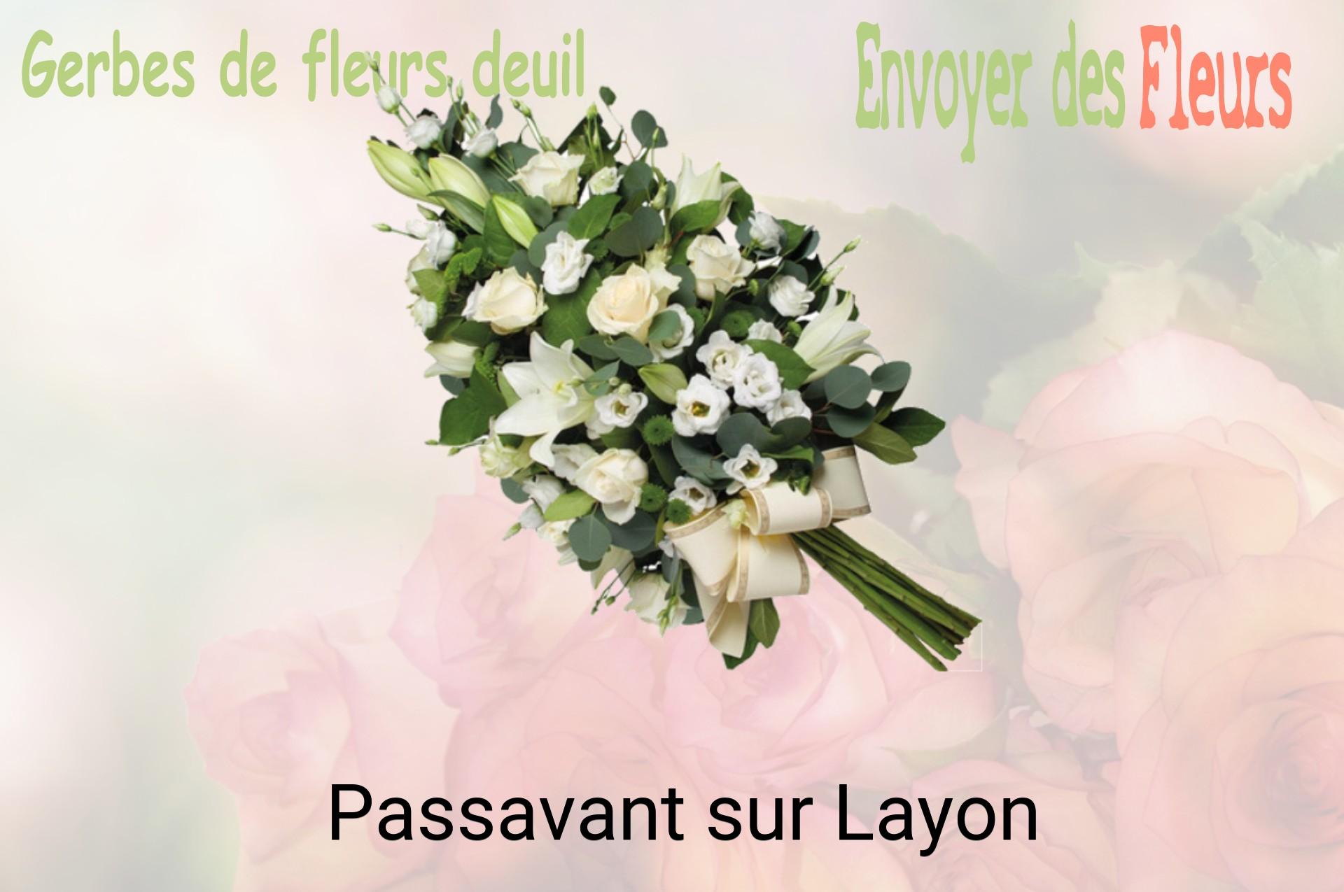 Gerbe de fleurs de deuil livrée à Passavant-sur-Layon